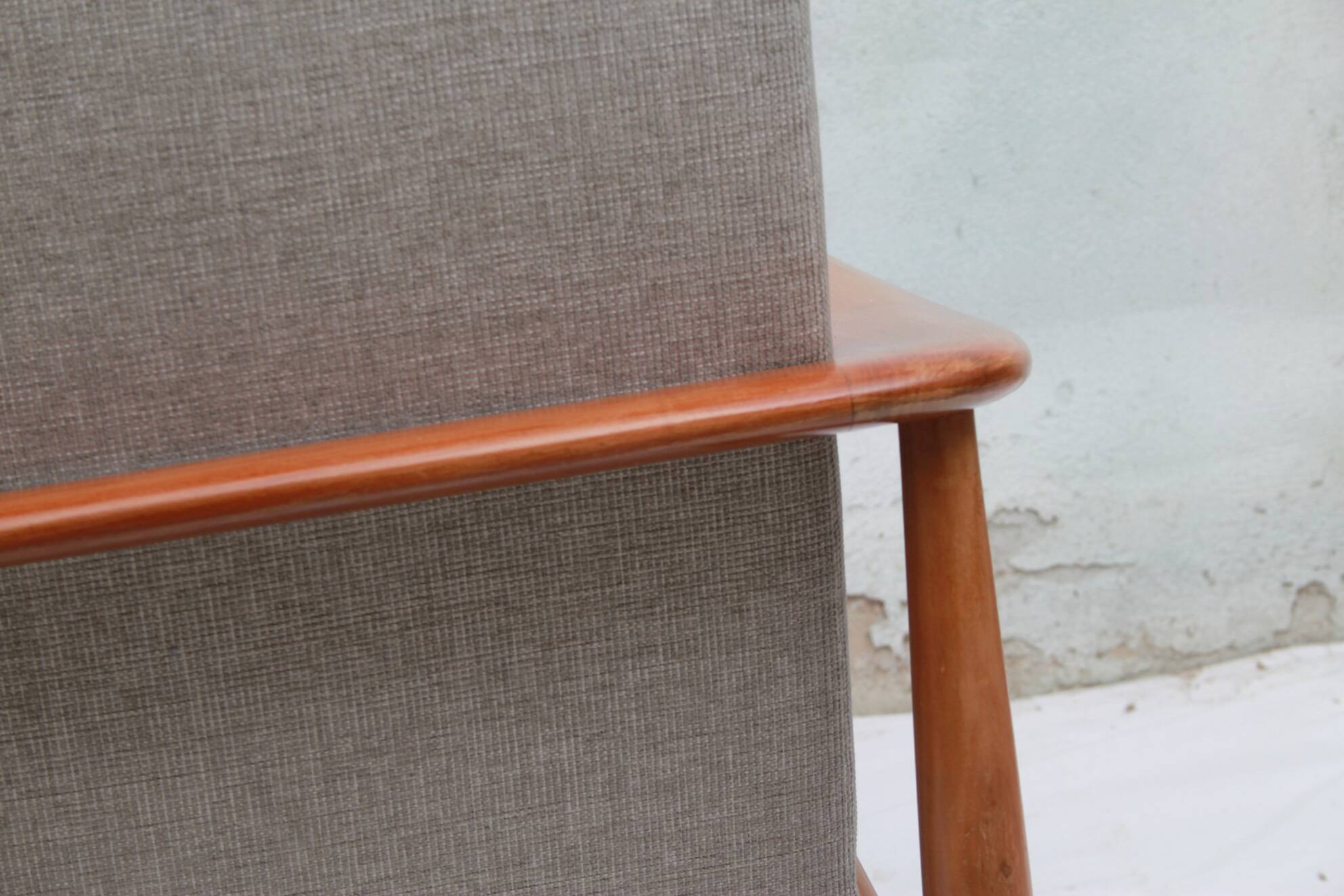 1960s armchair in cherrywood