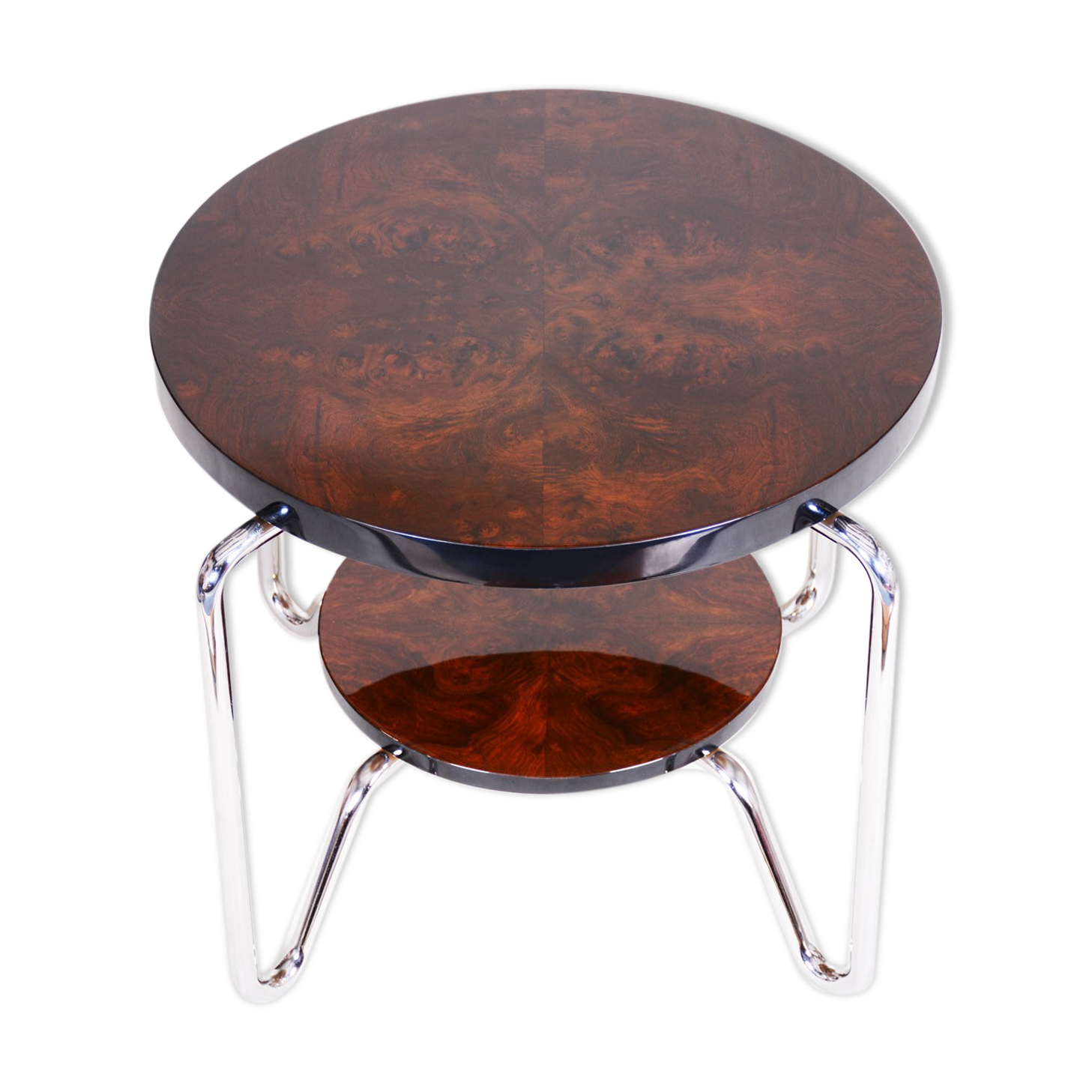 Table basse art déco tchéquie 1950