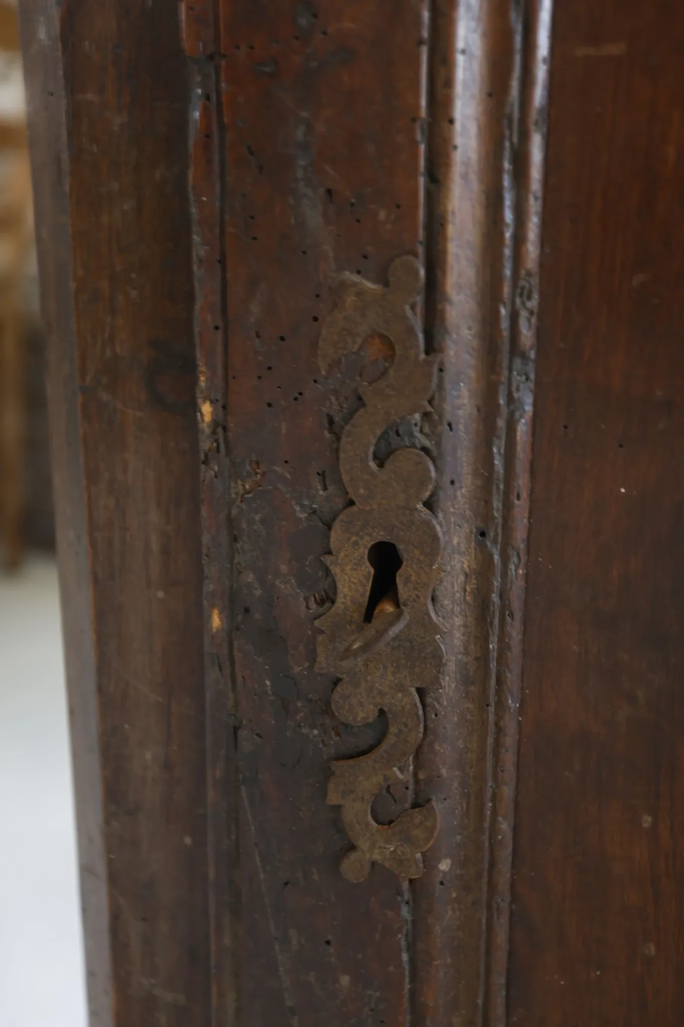 18th century French provincial confiturier cabinet