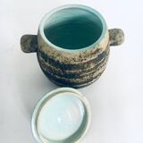 Brutalist Dutch Art Ceramic Pot by Pieter Groeneveldt, Netherlands, 1960s