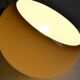 Brown gradient plastic pendant light 1970s