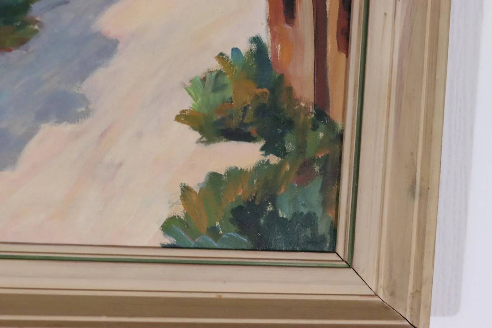 « Scène de village » par Alvar Johansson
