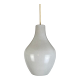 Scandinavian opaline pendant lamp drop 60s