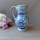 Blue delft pitcher, jug boch vase belgium amsterdam hand painted