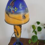 Multi-layer glass mushroom lamp