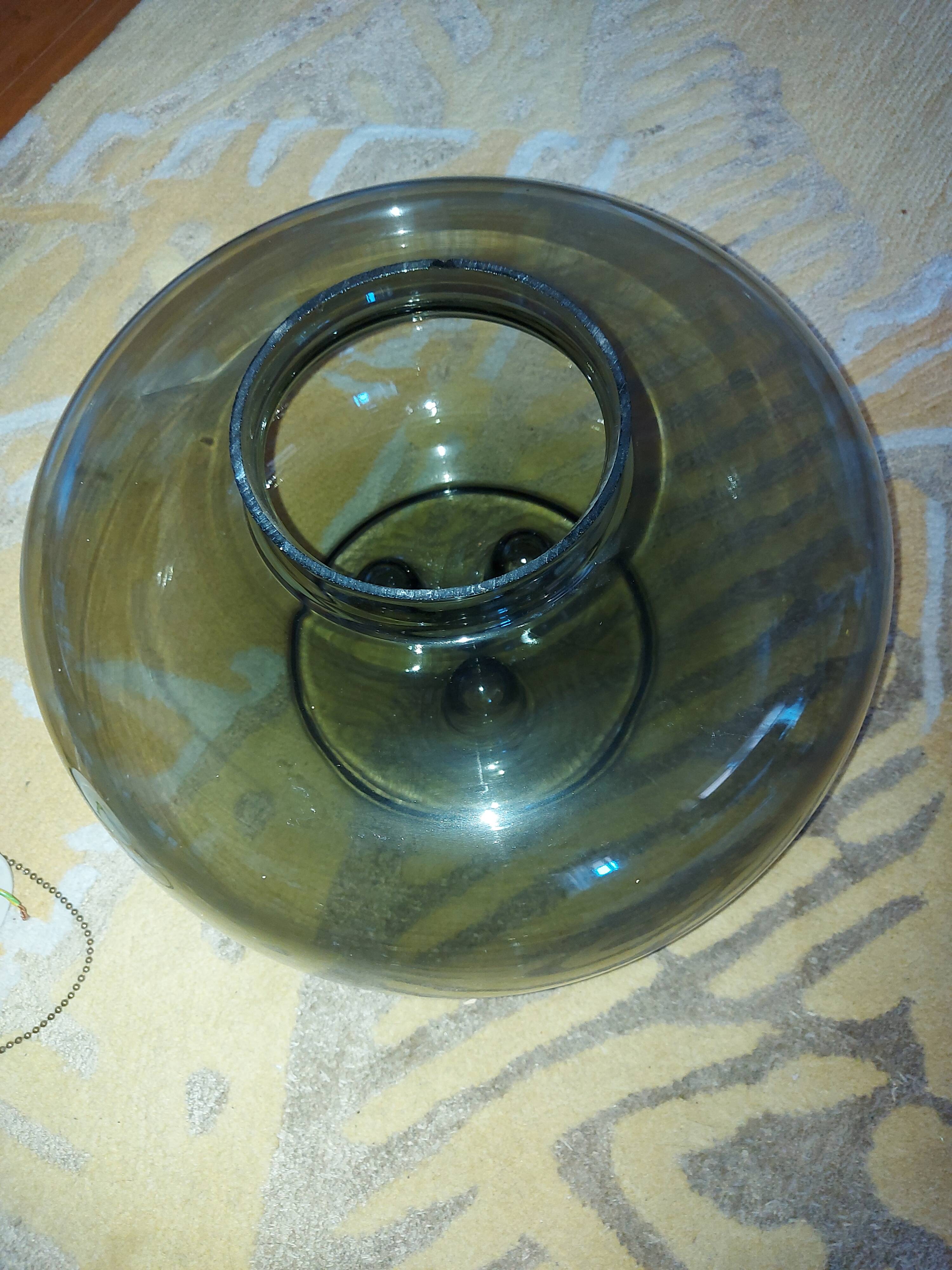 1970s trianon raak glass pendant pendant