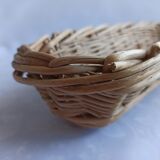 Wicker baguette bread pan