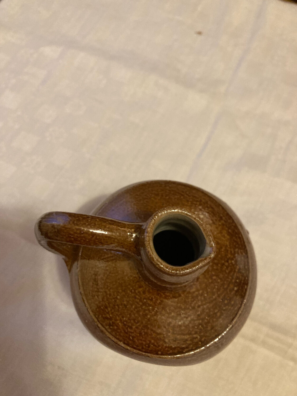 Old jug, 0.5 litre capacity carafe.