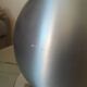 Vintage Maison Delmas lamp in brushed aluminum – Space Age design