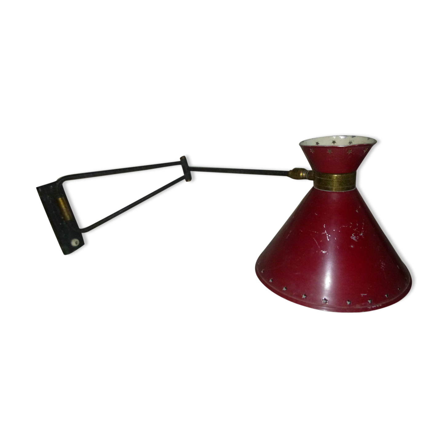 Lamp stem diabolo René Mathieu to Lunel 1950