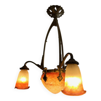 Muller art deco chandelier
