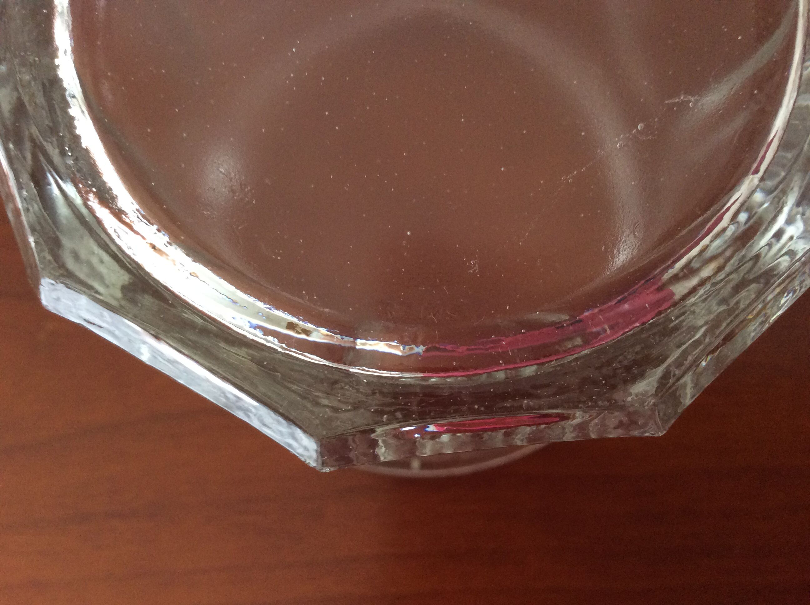 Set of 2 old glassware jam jars Reims - 750