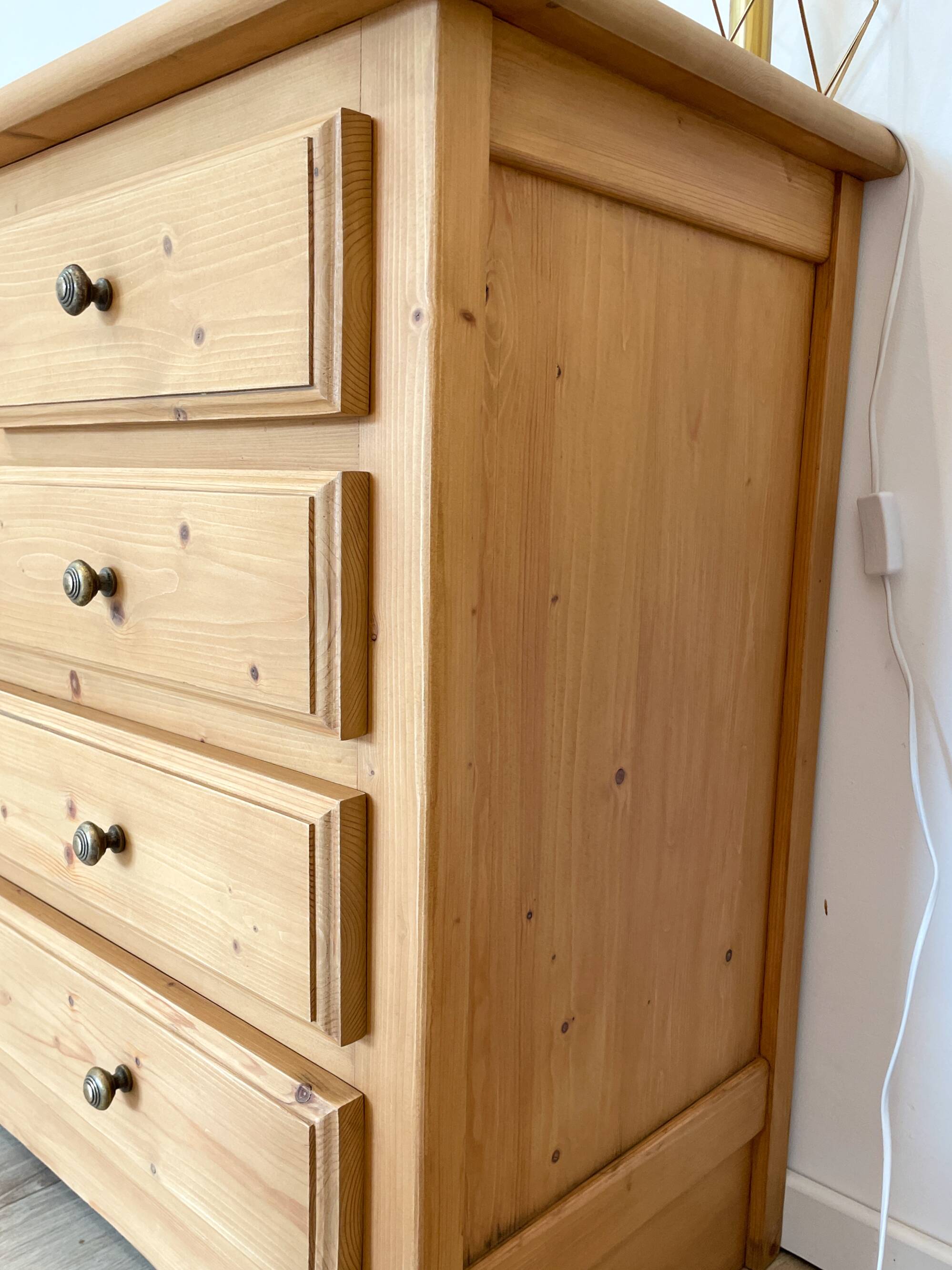 Commode en pin massif - esprit campagne chic