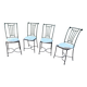 Chaises fer forgé avec ses coussins