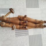 Porte manteau ancien en bambou vintage