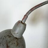 Grey Industrial Gooseneck Scissor Wall Lamp from Elektroinstala, 1960s