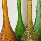 Carafe italienne Empoli pointes diamant 1970