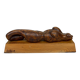 Important Sculpture of a Woman's Body, Cedar and Oak, Brutalism, 1970