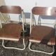 Pair of Bienaise model folding chairs from the Nelson brothers dating from the 1930s.