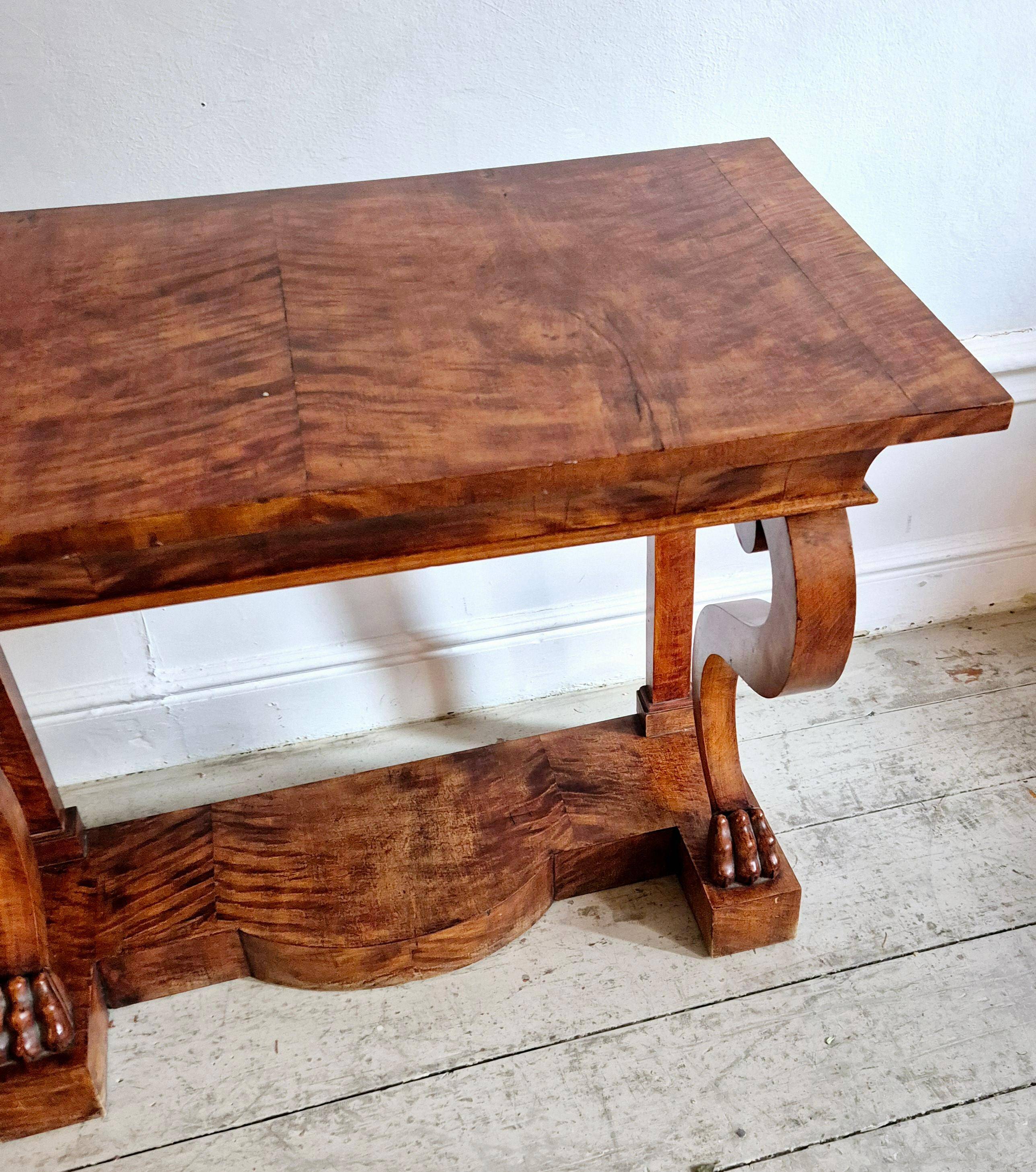 Exceptional Empire console / Karl Johan, Sweden, early 1800s