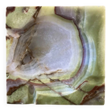 Green onyx ashtray