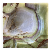 Green onyx ashtray