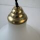 Ancienne suspension opaline 1970 vintage