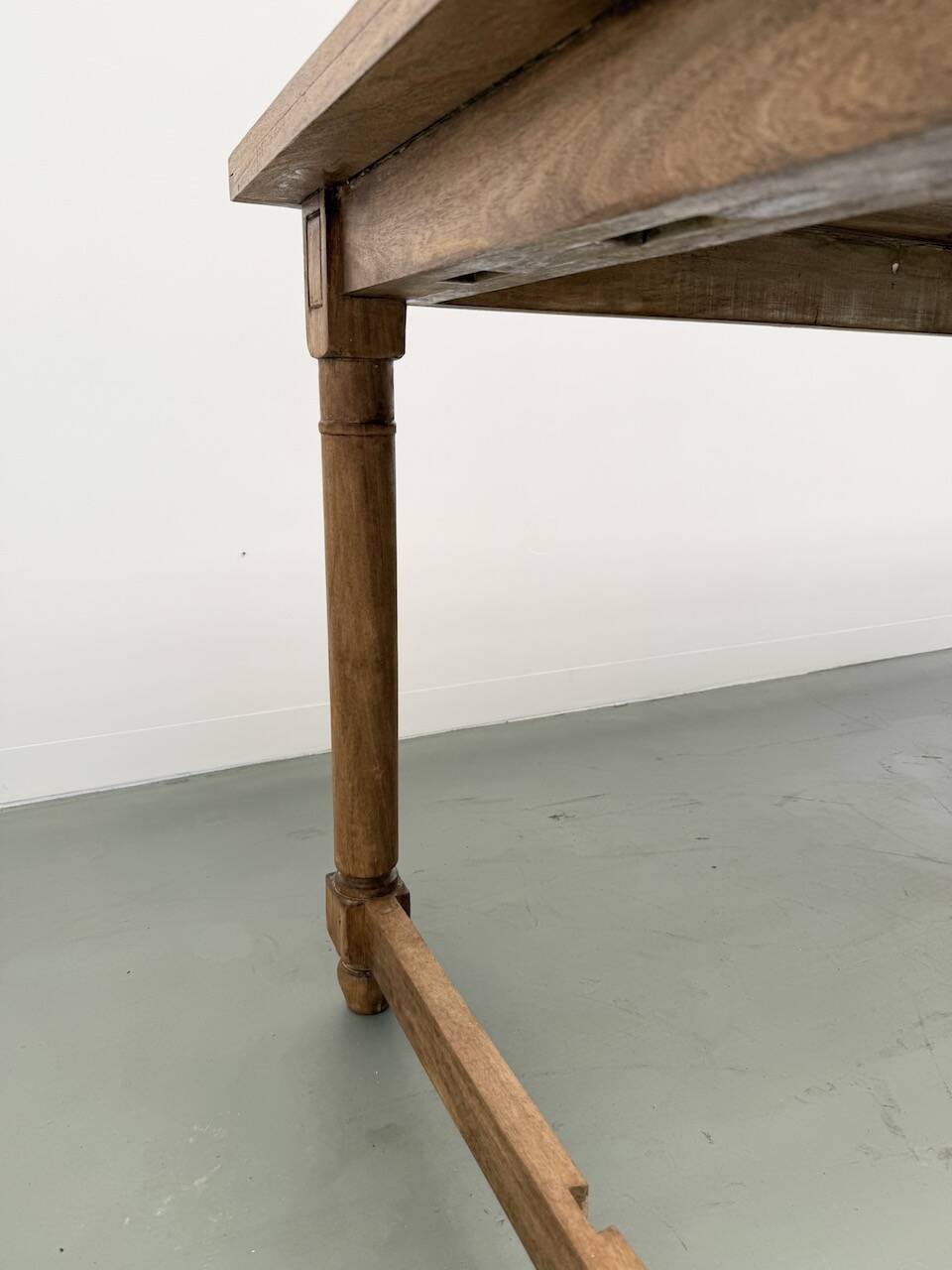 XL beech farmhouse table