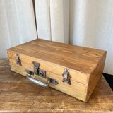 Wooden suitcase