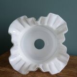 White opaline glass lampshade