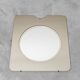 Wall mirror smoked glass 1970s vintage modernism