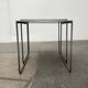 Postmodern perforated metal nesting side tables from Ikea, 1980s, set of 2.