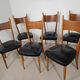 Series of 6 Scandinavian chairs - Vintage chairs