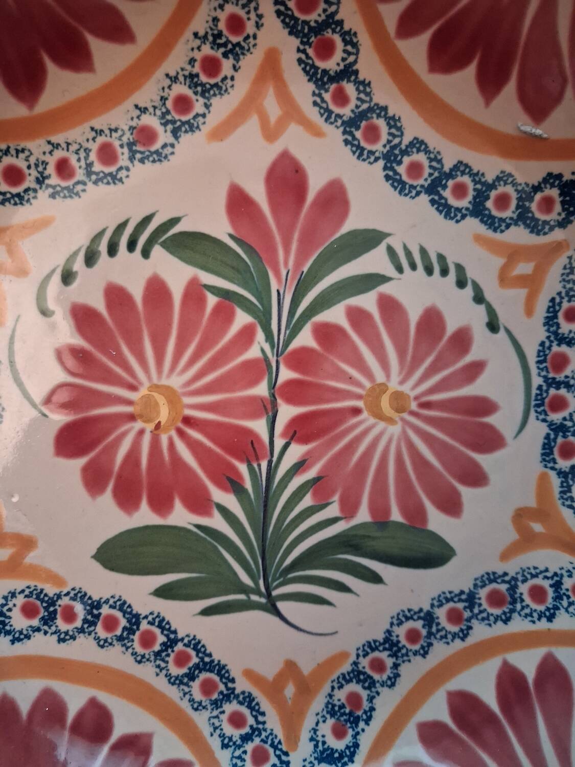 Vintage decorative plate 40/60 Saint Martory