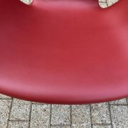 Fritz Hansen Swan chair in Indian Red leder, NIEUW!!!