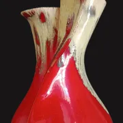 Vase Art Déco en céramique, par Manuel Garcia Arroyo