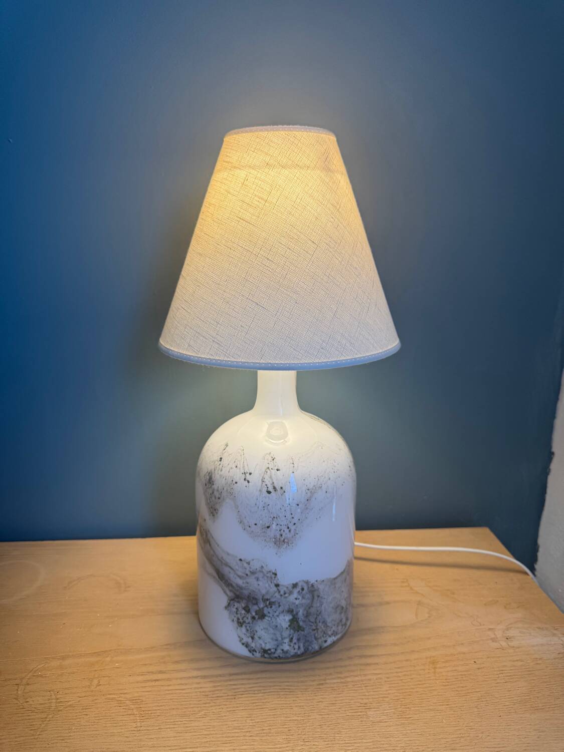 Lampe de table danoise vintage « Symétrique » par Michael Bang pour Hol