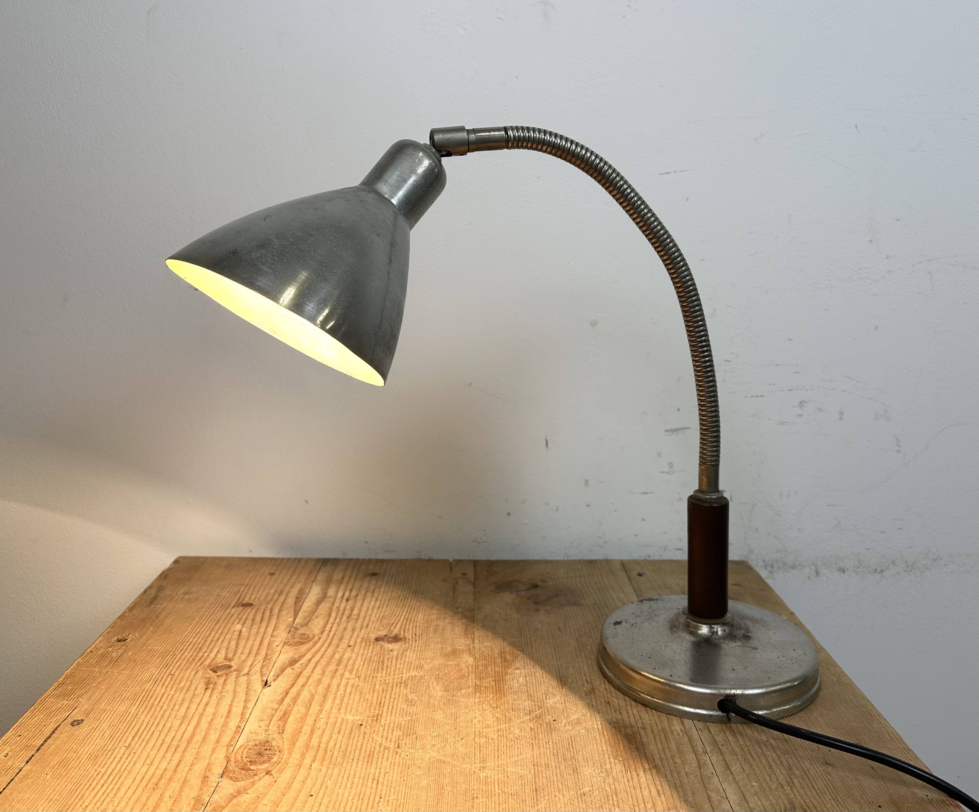 Vintage Gooseneck Table Lamp, 1950s