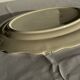 Large oval cream earthenware dish Sarreguemines France L44
