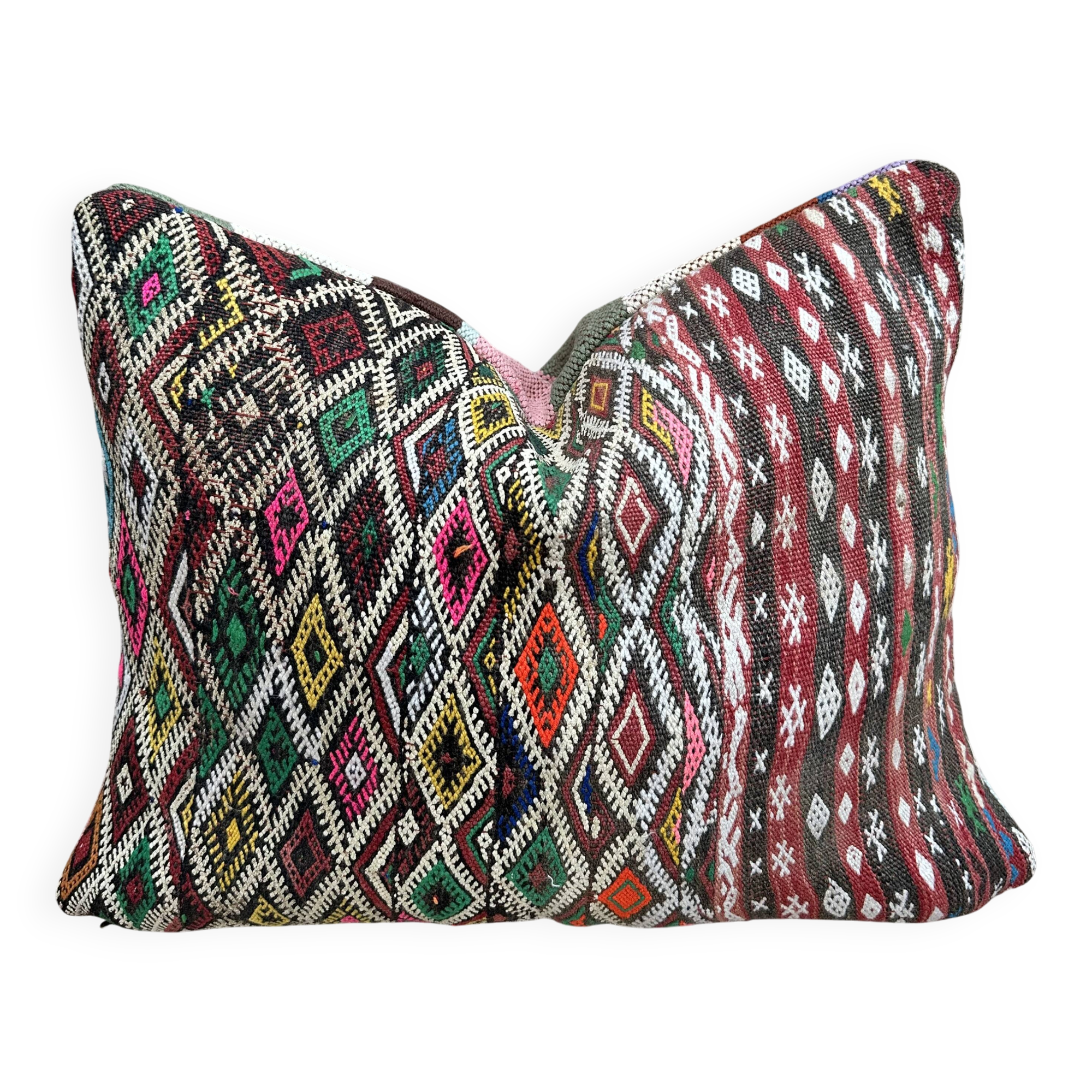 Vintage Moroccan Berber wool cushion cover