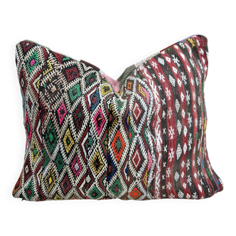 Vintage Moroccan Berber wool cushion cover