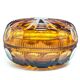 Art Deco bonbonniere, crystal, Moser, Czechoslovakia, 1930s