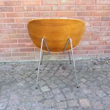 Scandinavian thermoformed wooden chair