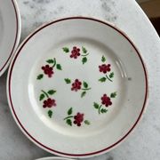 5 assiettes Lunéville Rosine