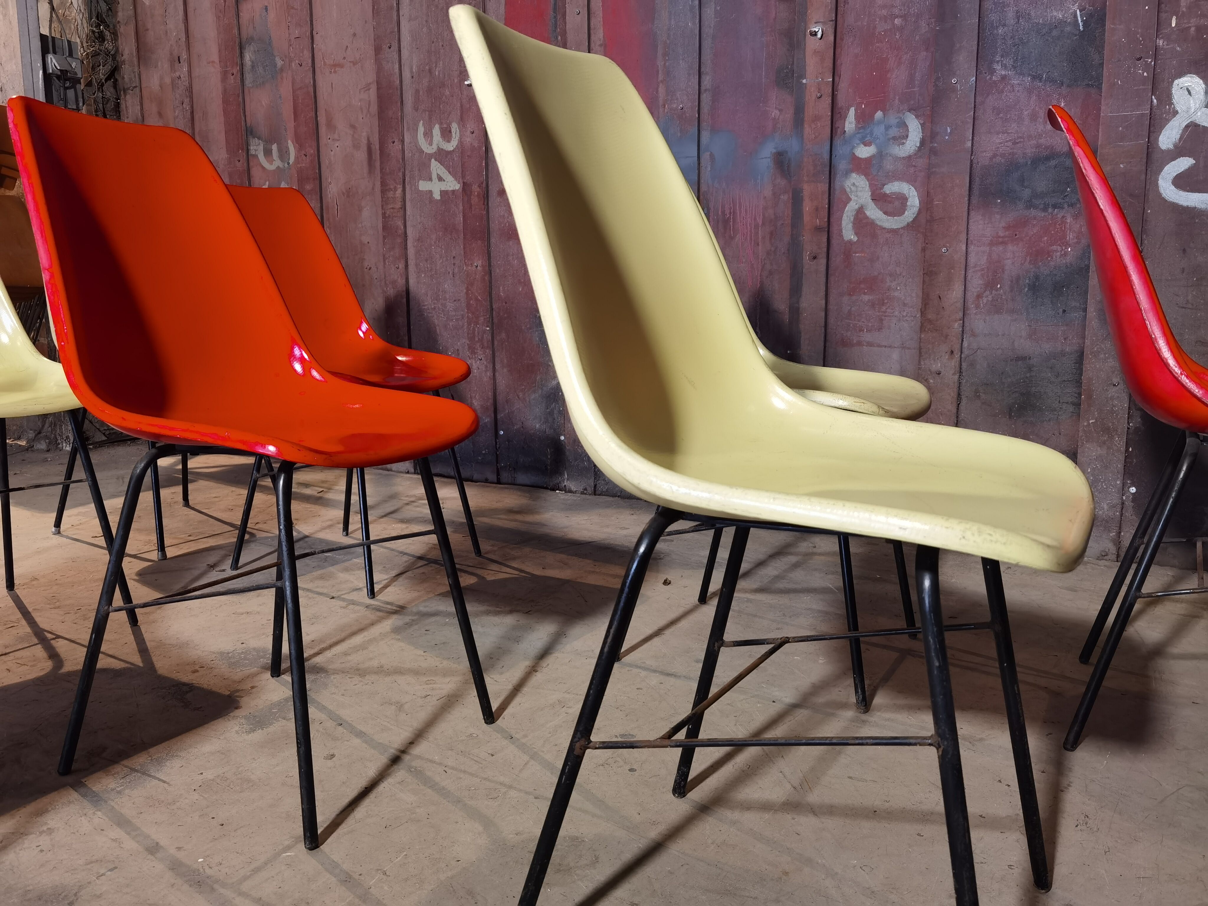 Lot de 8 chaises par Miroslav Navràtil pour Vertex