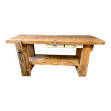 Old wooden workbench, renovated