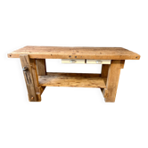 Old wooden workbench, renovated