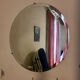 Miroir rond biseauté vintage 90 cm