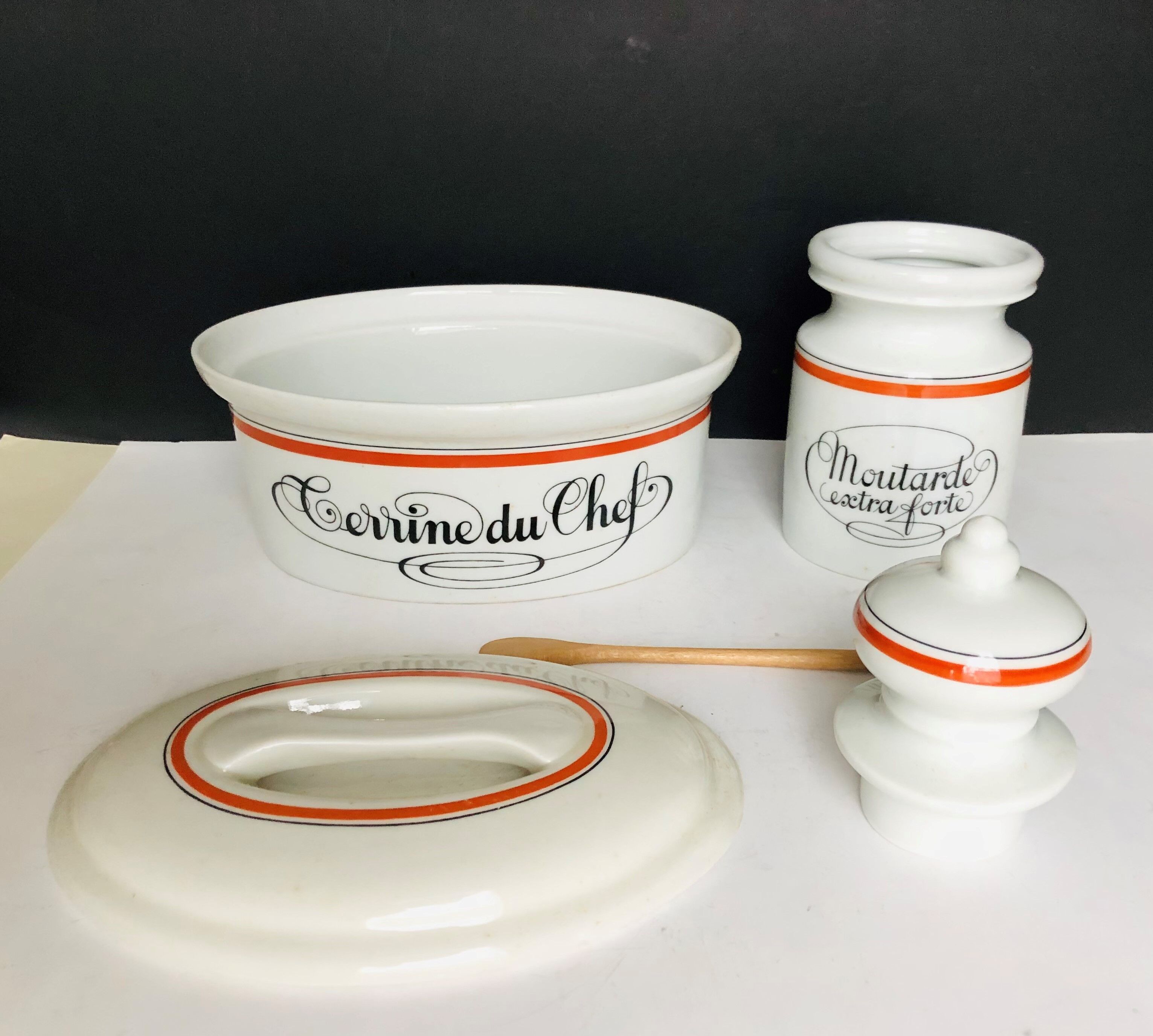 Terrine and mustard box