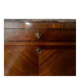 Louis XVI style secretary in marquetry, marble and bronze, 19th/20th century.